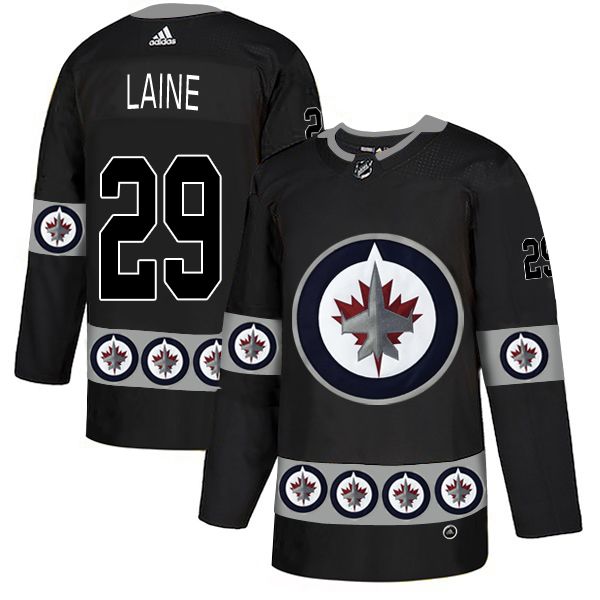 Men Winnipeg Jets #29 Laine Black Adidas Fashion NHL Jersey->winnipeg jets->NHL Jersey